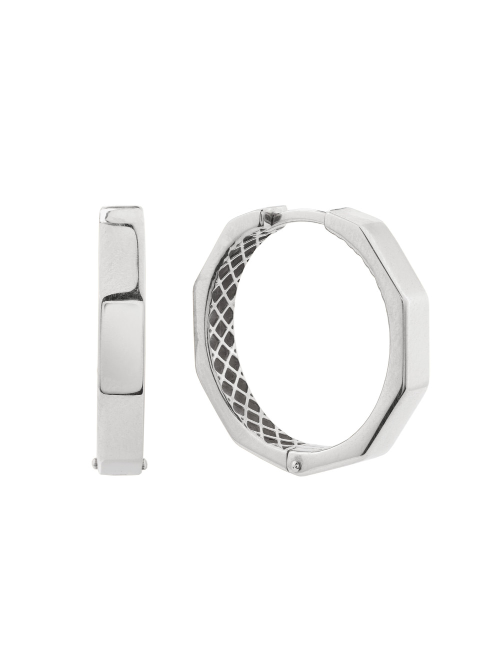 Серьги из белого золота