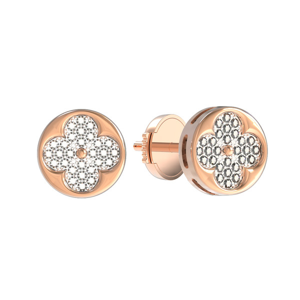 Серьги из золота c бриллиантами