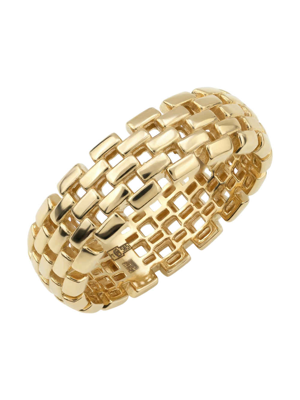 Кольцо из лимонного золота