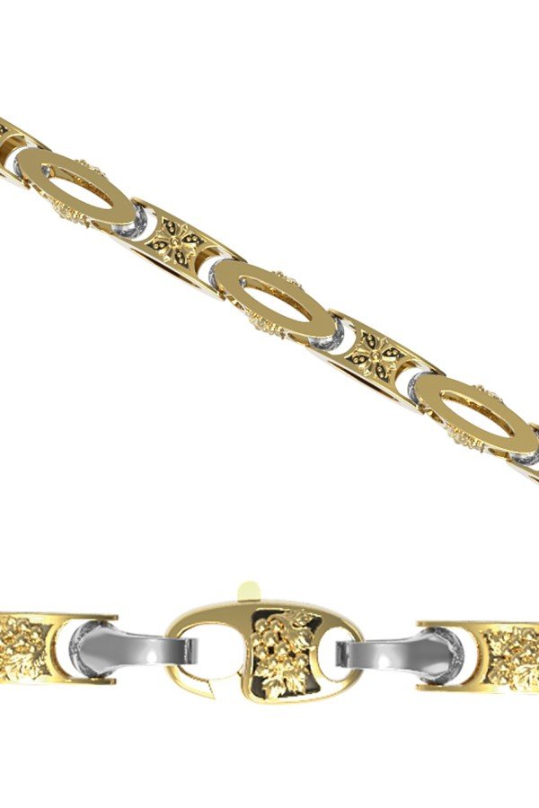 Цепь из лимонного золота