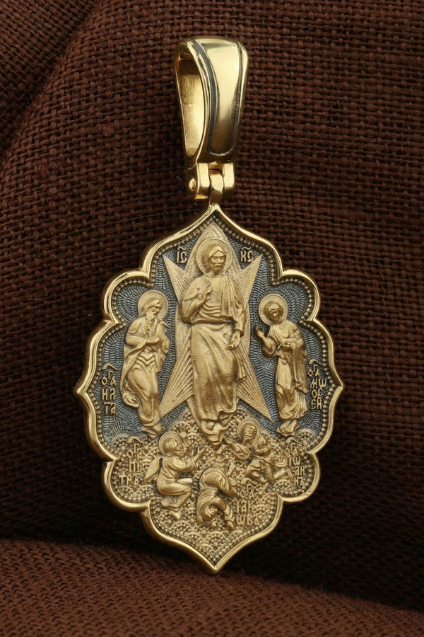 Образок из лимонного золота