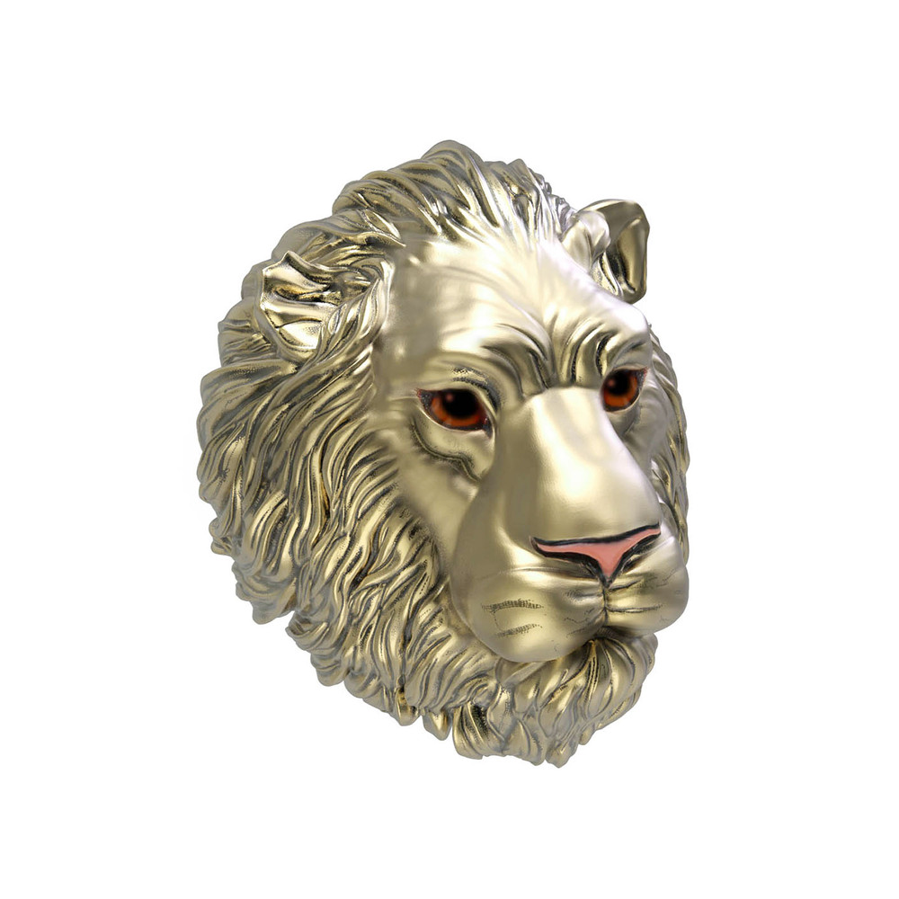 Кольцо из лимонного золота c эмалью