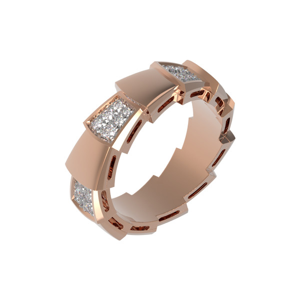 Кольцо из золота c бриллиантами