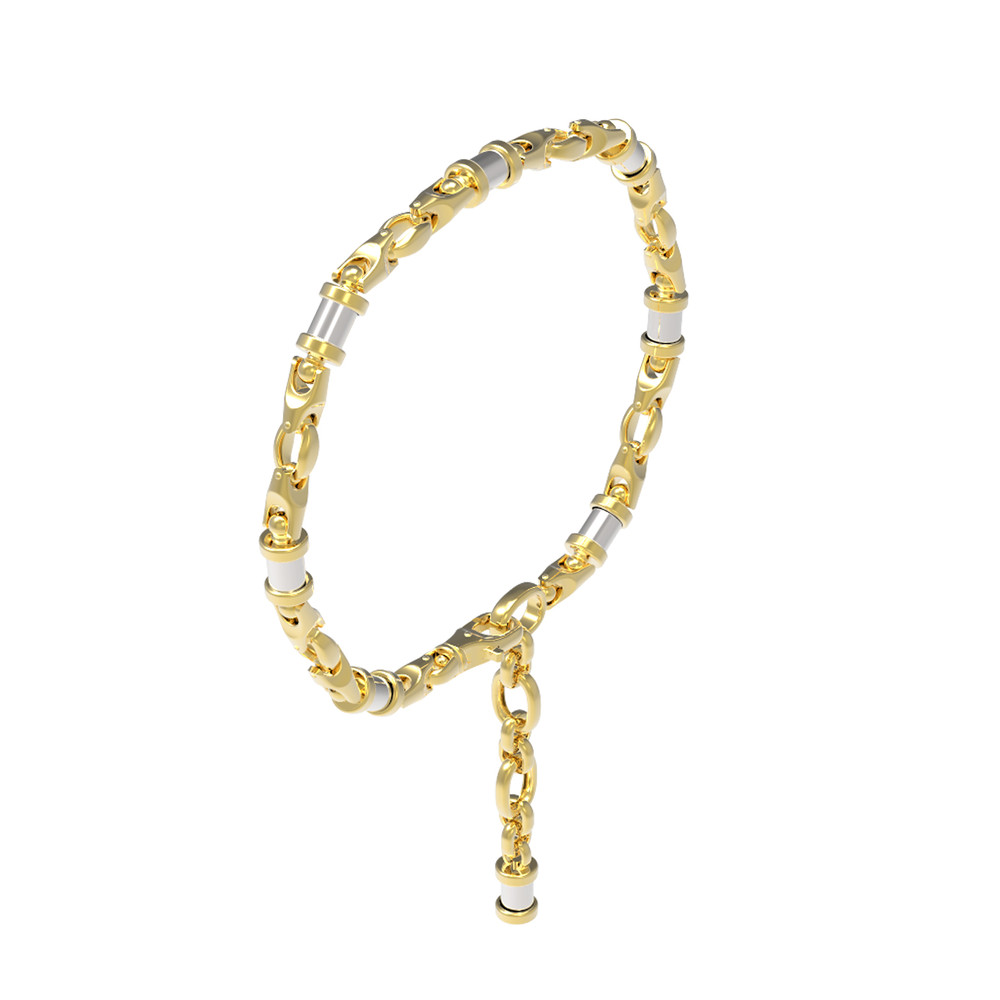 Браслет из лимонного золота