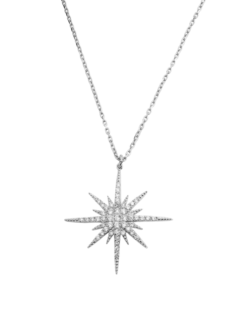 Колье из белого золота c бриллиантами