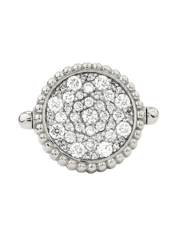 Кольцо из белого золота c бриллиантами