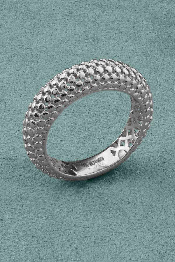 Кольцо из белого золота