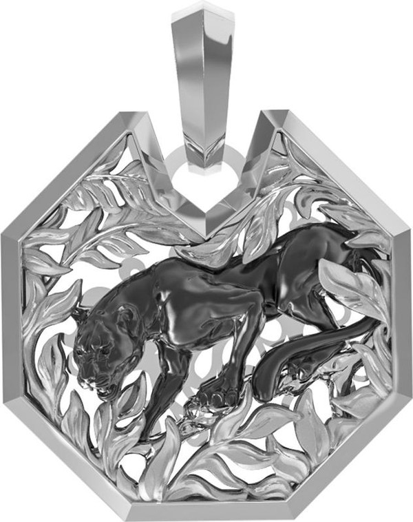 Подвеска из белого золота