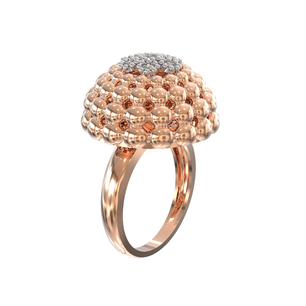 Кольцо из золота c бриллиантами