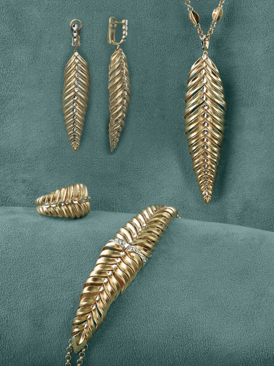 Серьги из золота