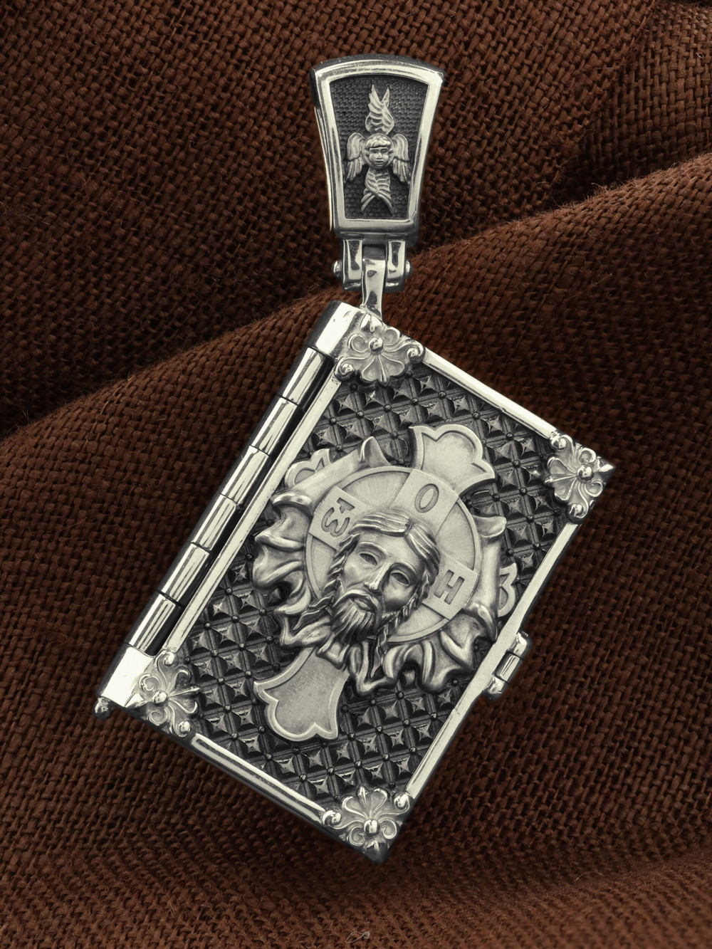 Образок из белого золота