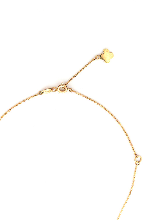 Колье из золота c бриллиантами и малахитом