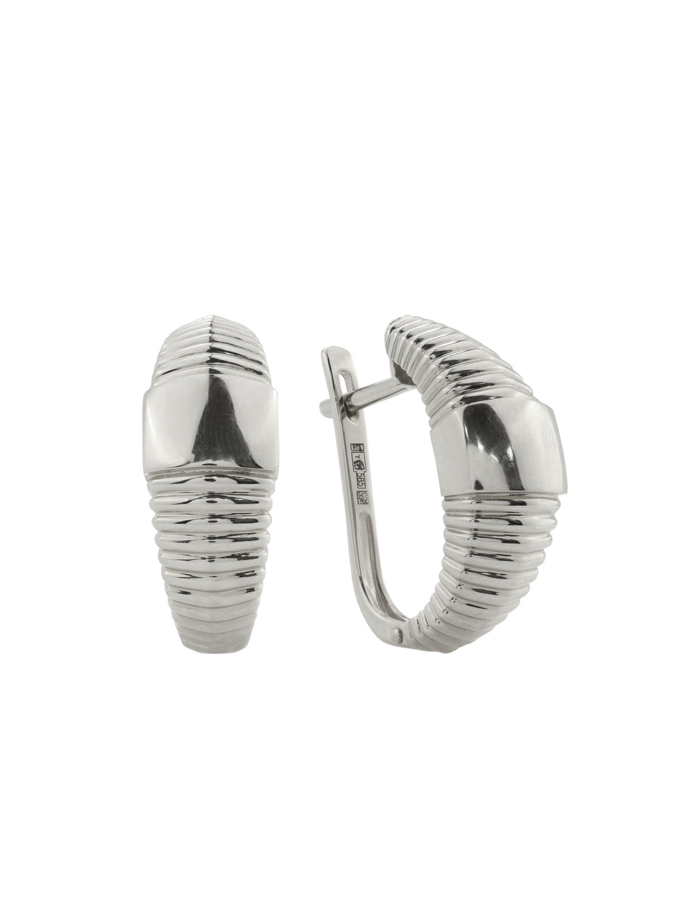 Серьги из белого золота