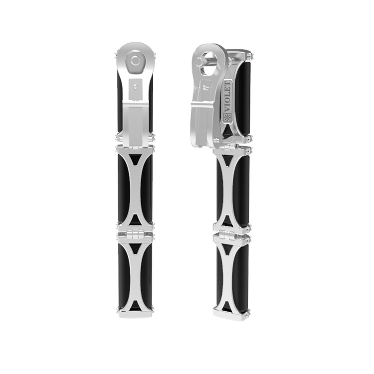 Серьги из белого золота c бриллиантами и ониксом