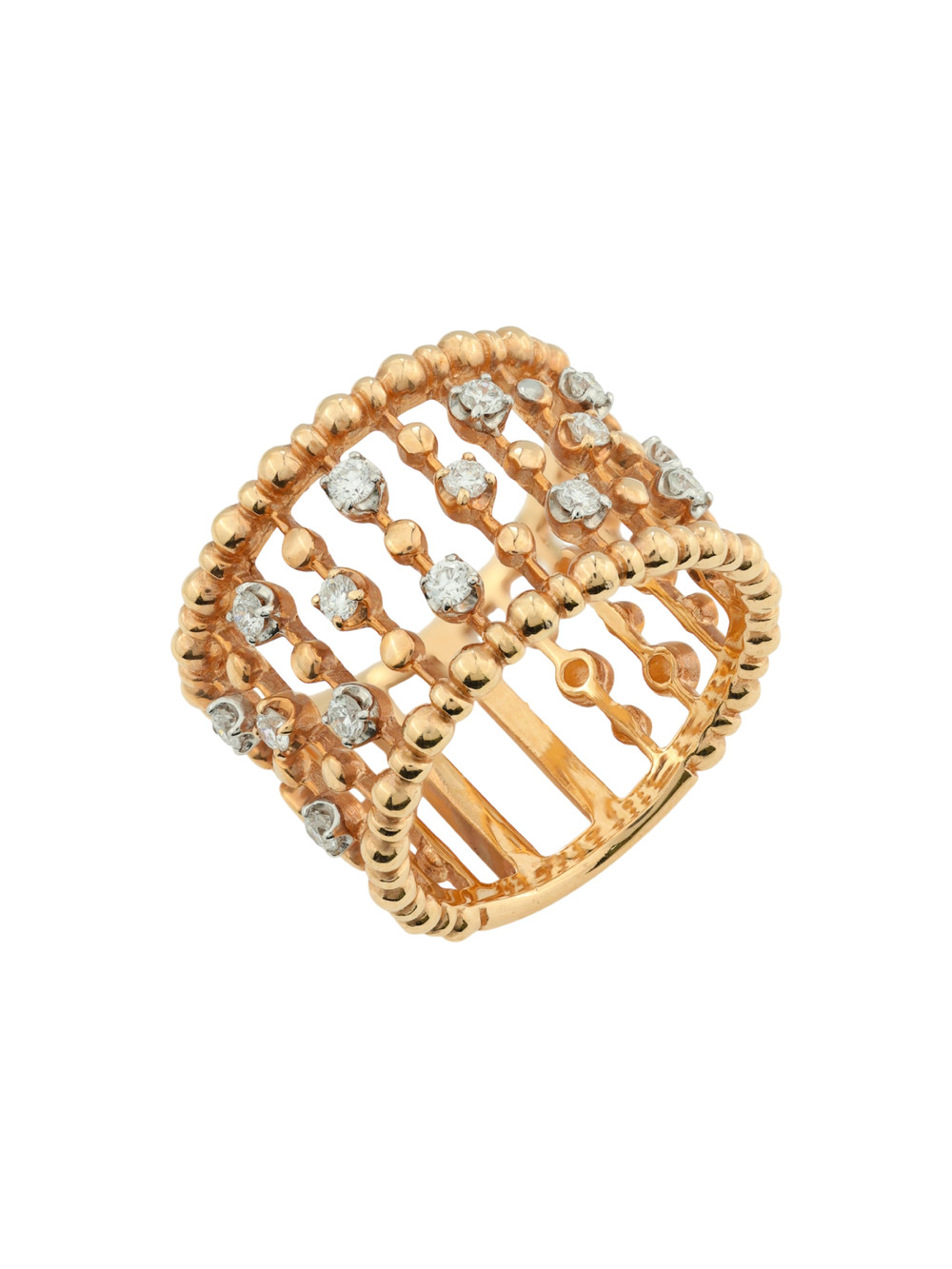 Кольцо из золота c бриллиантами