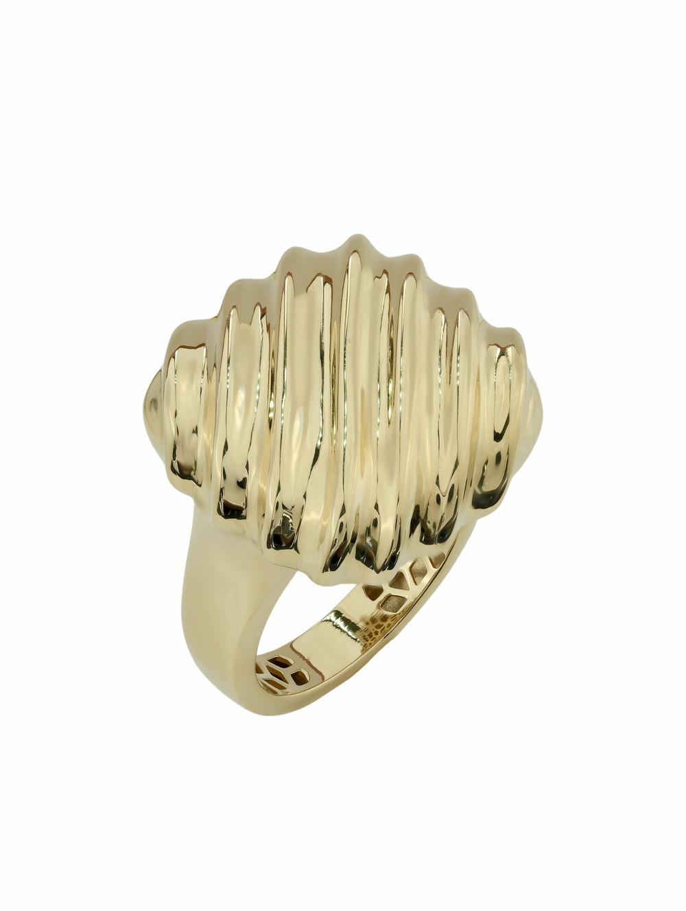 Кольцо из лимонного золота