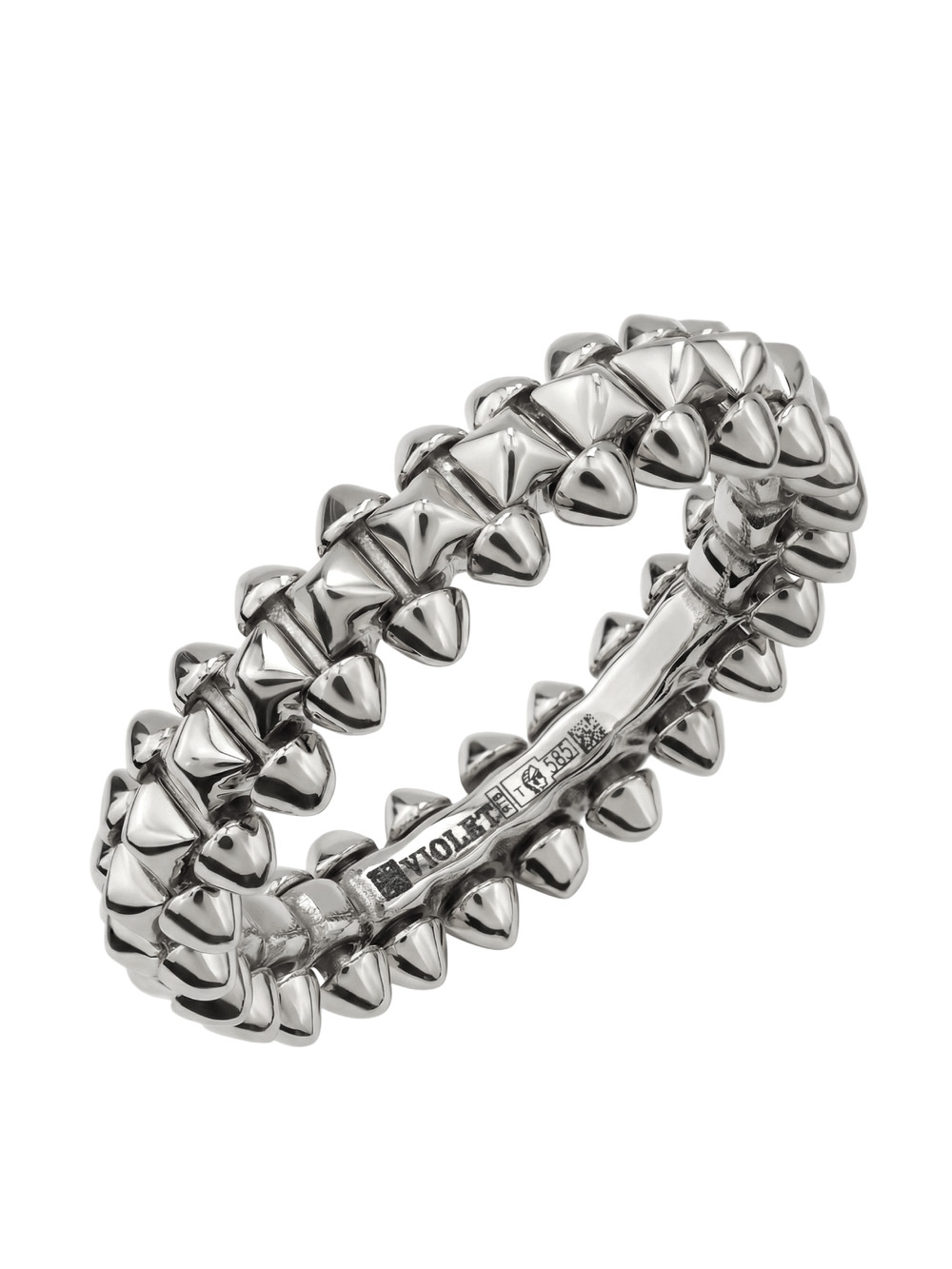 Кольцо из белого золота