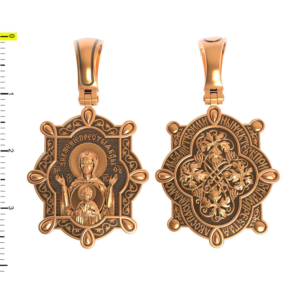 Образок из золота