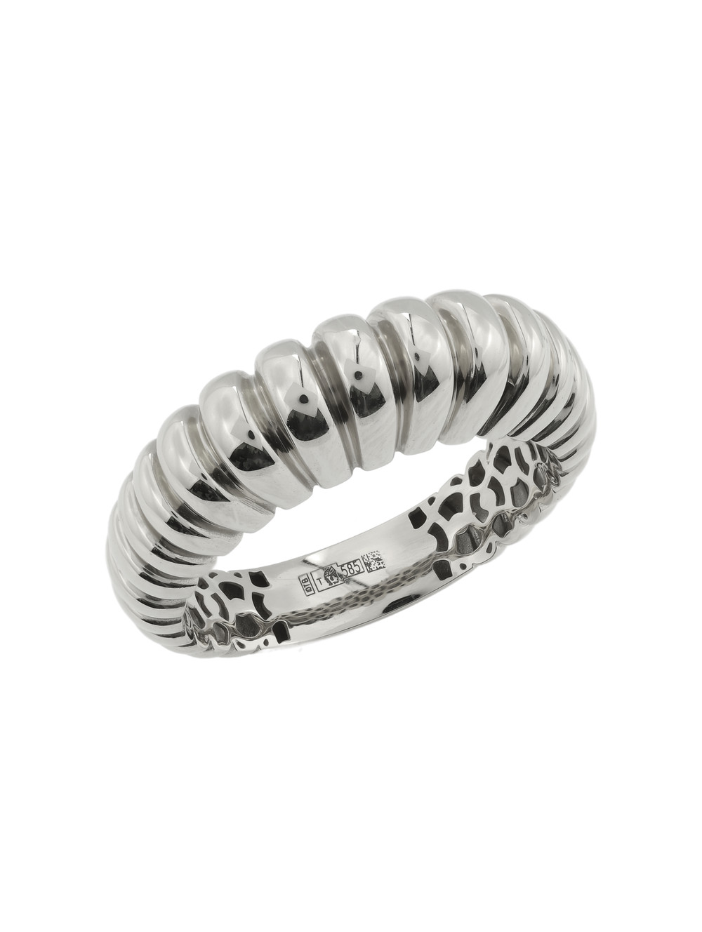 Кольцо из белого золота