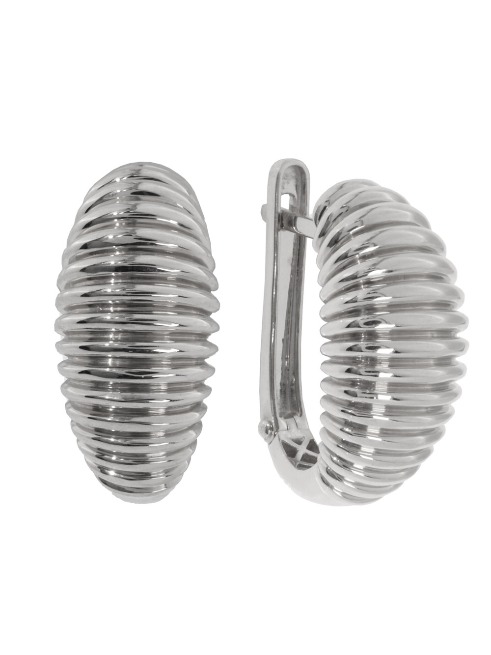 Серьги из белого золота