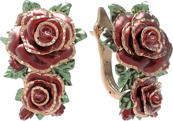 Серьги из золота