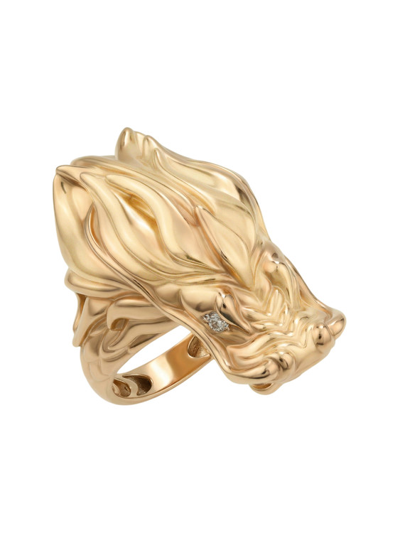 Кольцо из золота c бриллиантами