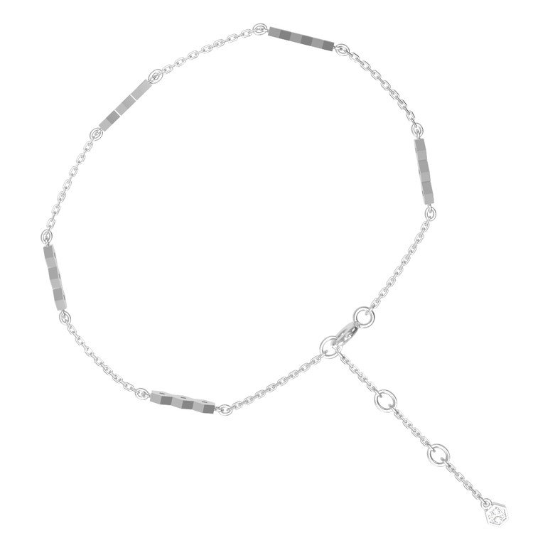 Браслет из белого золота c бриллиантами