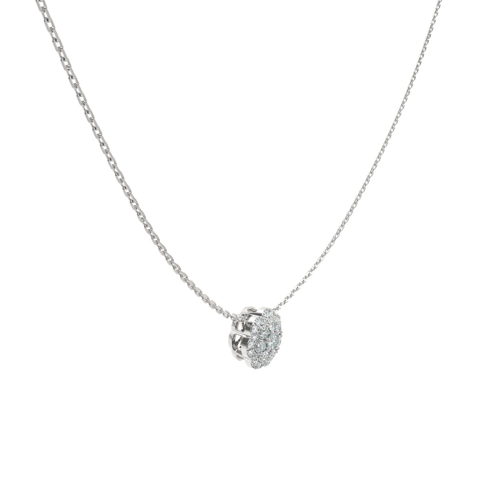 Колье из белого золота c бриллиантами