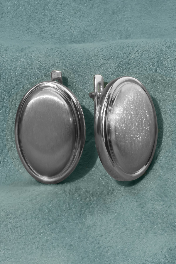 Серьги из белого золота
