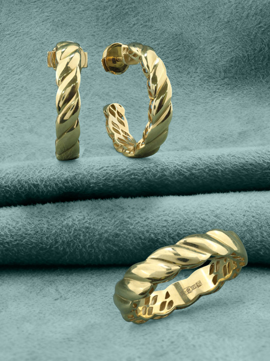 Кольцо из лимонного золота