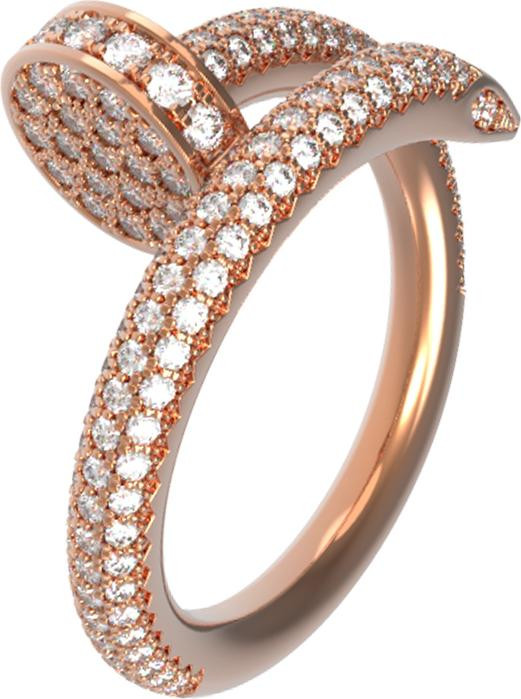 Кольцо из золота c бриллиантами