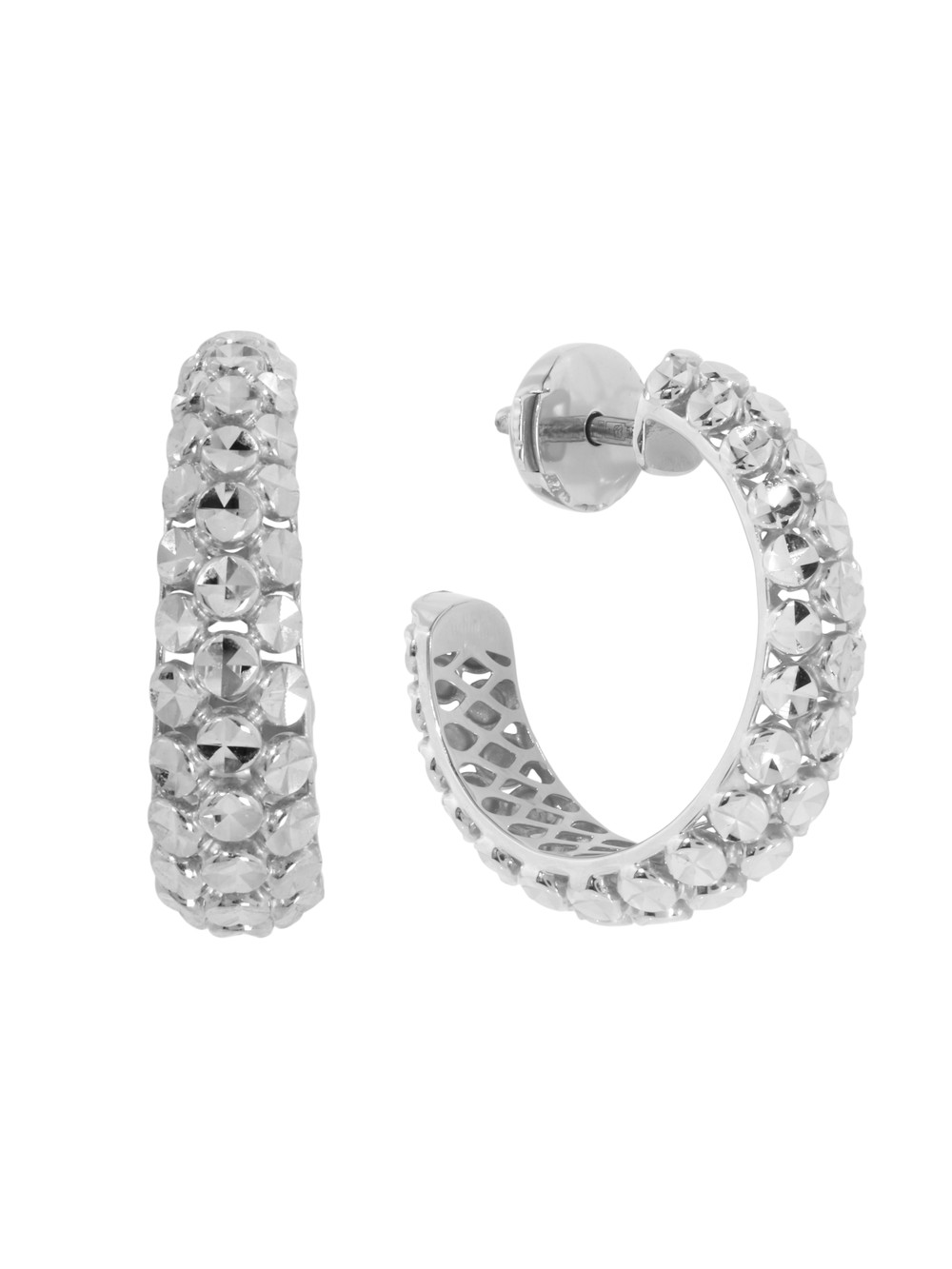 Серьги из белого золота