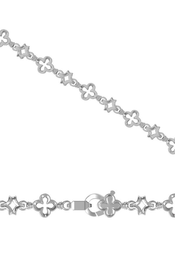 Цепь из белого золота