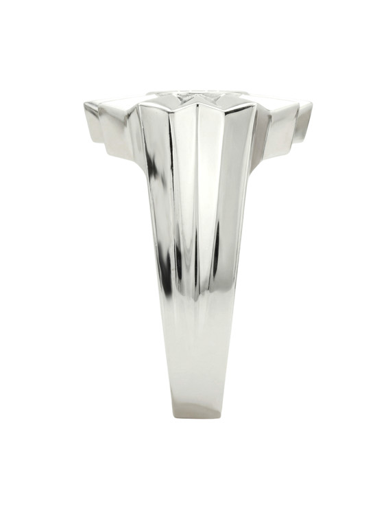 Кольцо из белого золота c бриллиантами