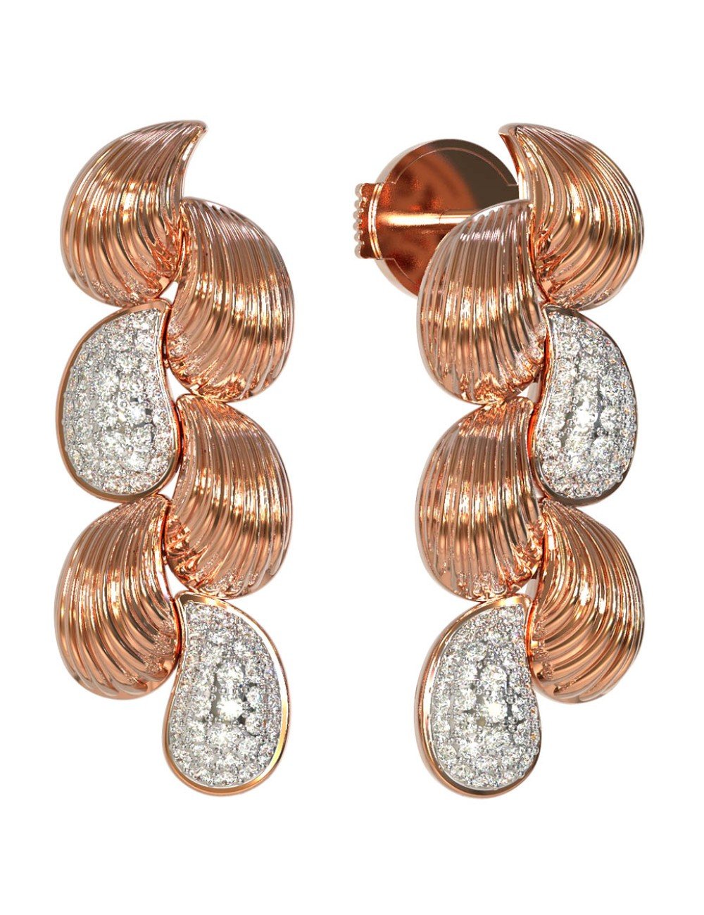 Серьги из золота 585 пробы