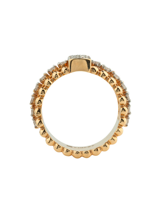 Кольцо из золота c бриллиантами