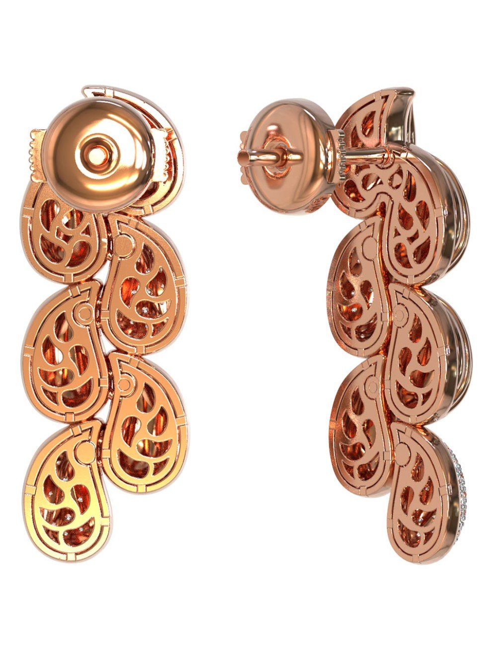 Серьги из золота 585 пробы