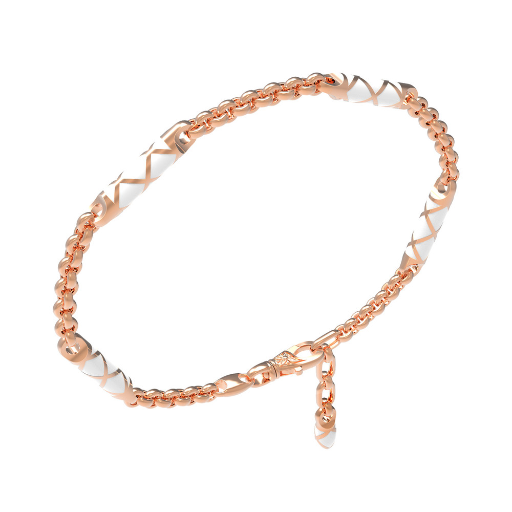 Браслет из золота c эмалью