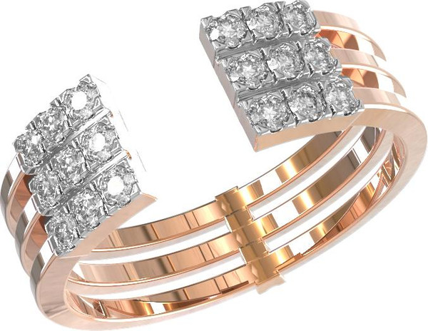 Кольцо из золота c бриллиантами