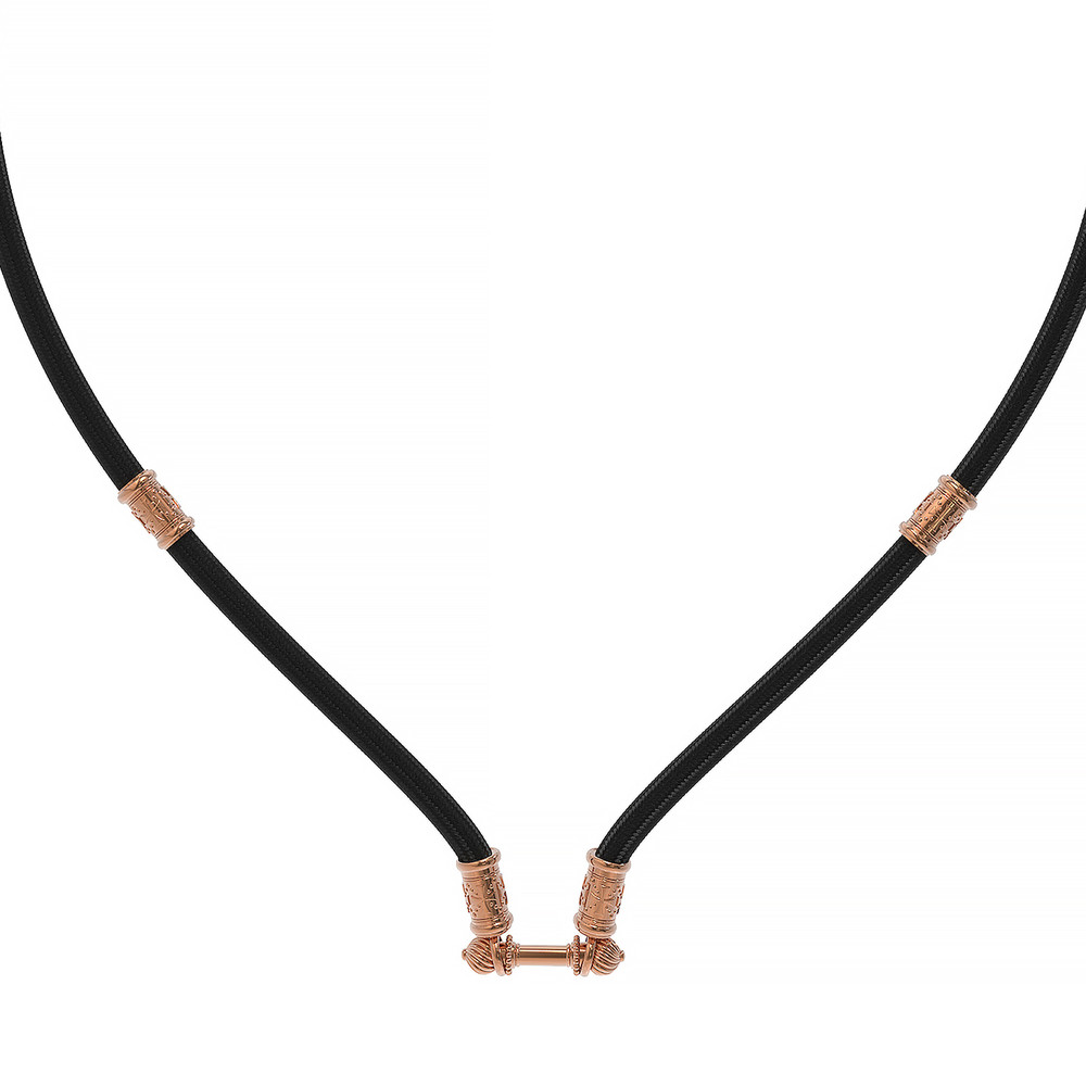 Шнурок шёлковый из золота c шёлковым шнурком