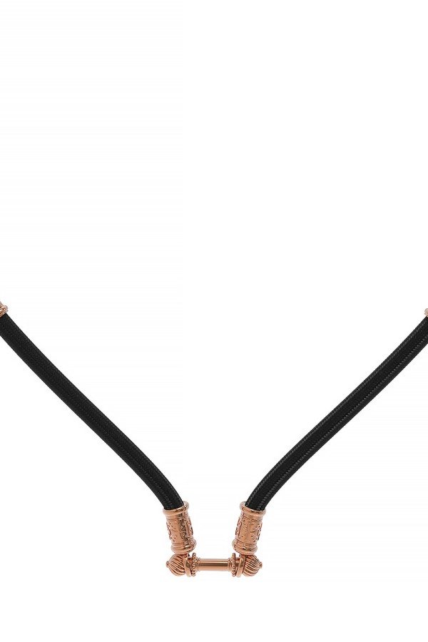 Шнурок шёлковый из золота c шёлковым шнурком