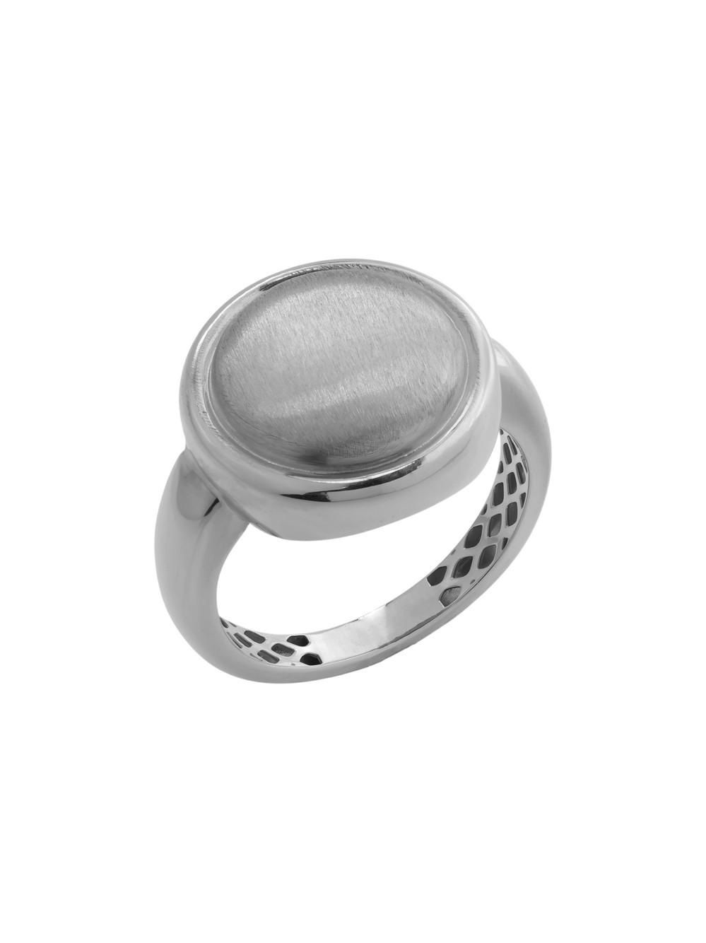 Кольцо из белого золота