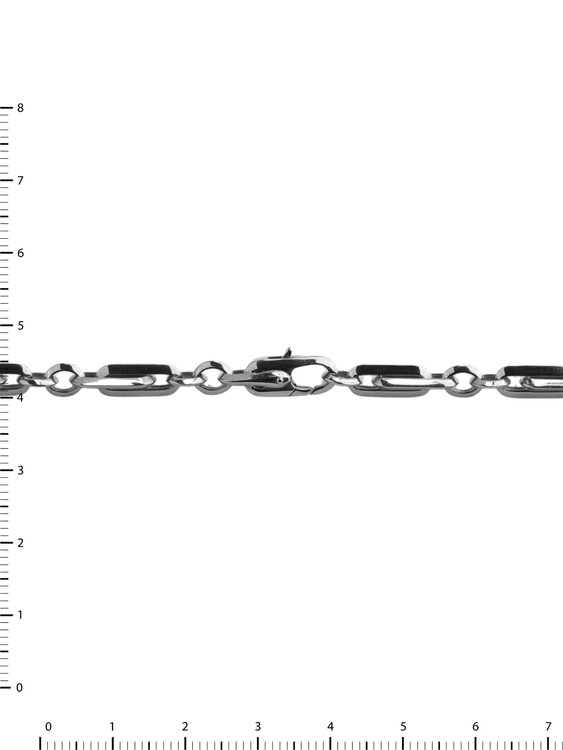 Цепь из белого золота