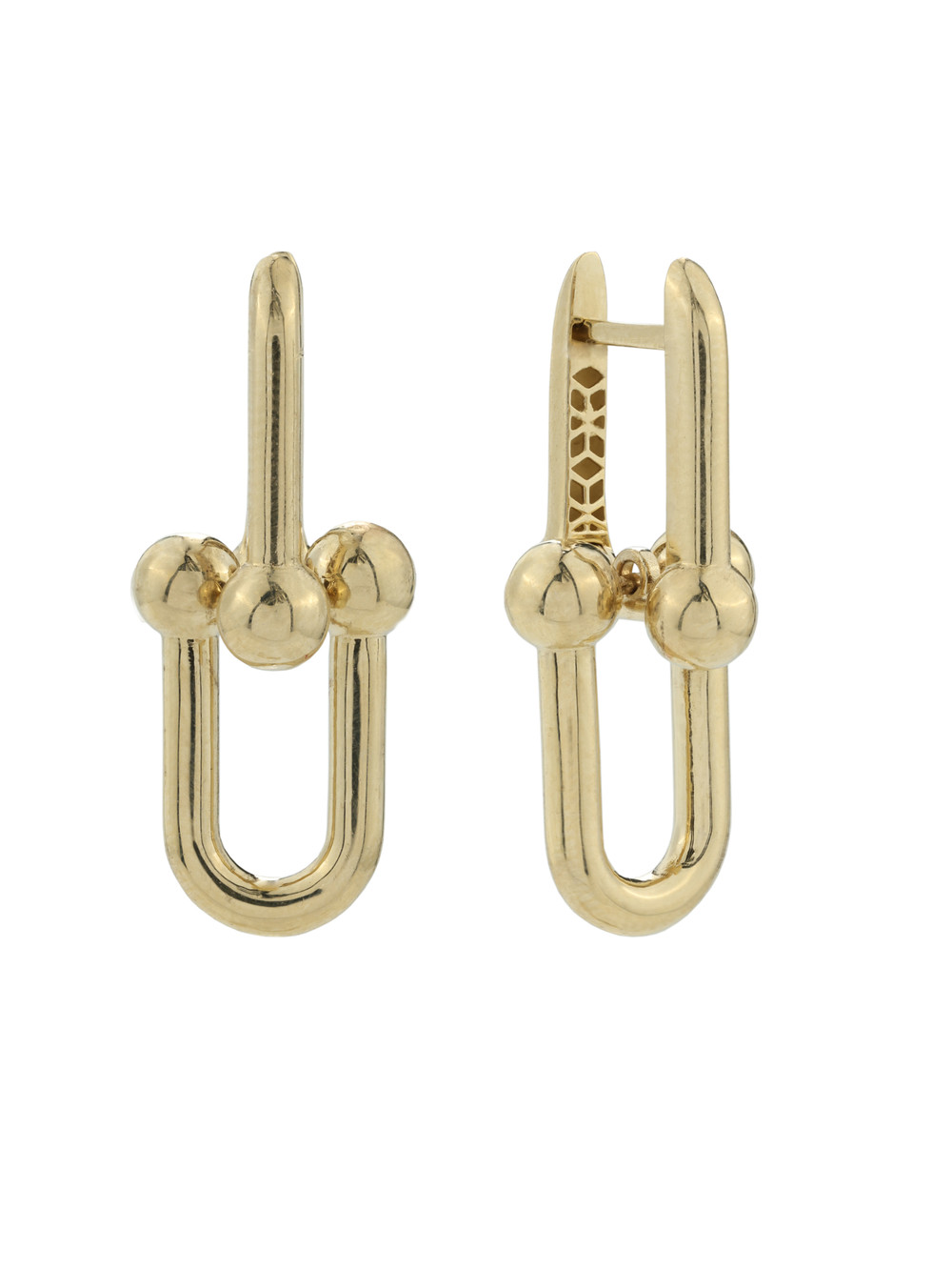 Серьги из лимонного золота