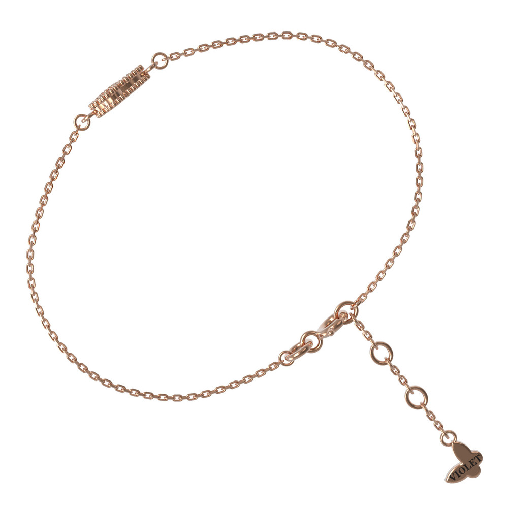 Браслет из золота c малахитом