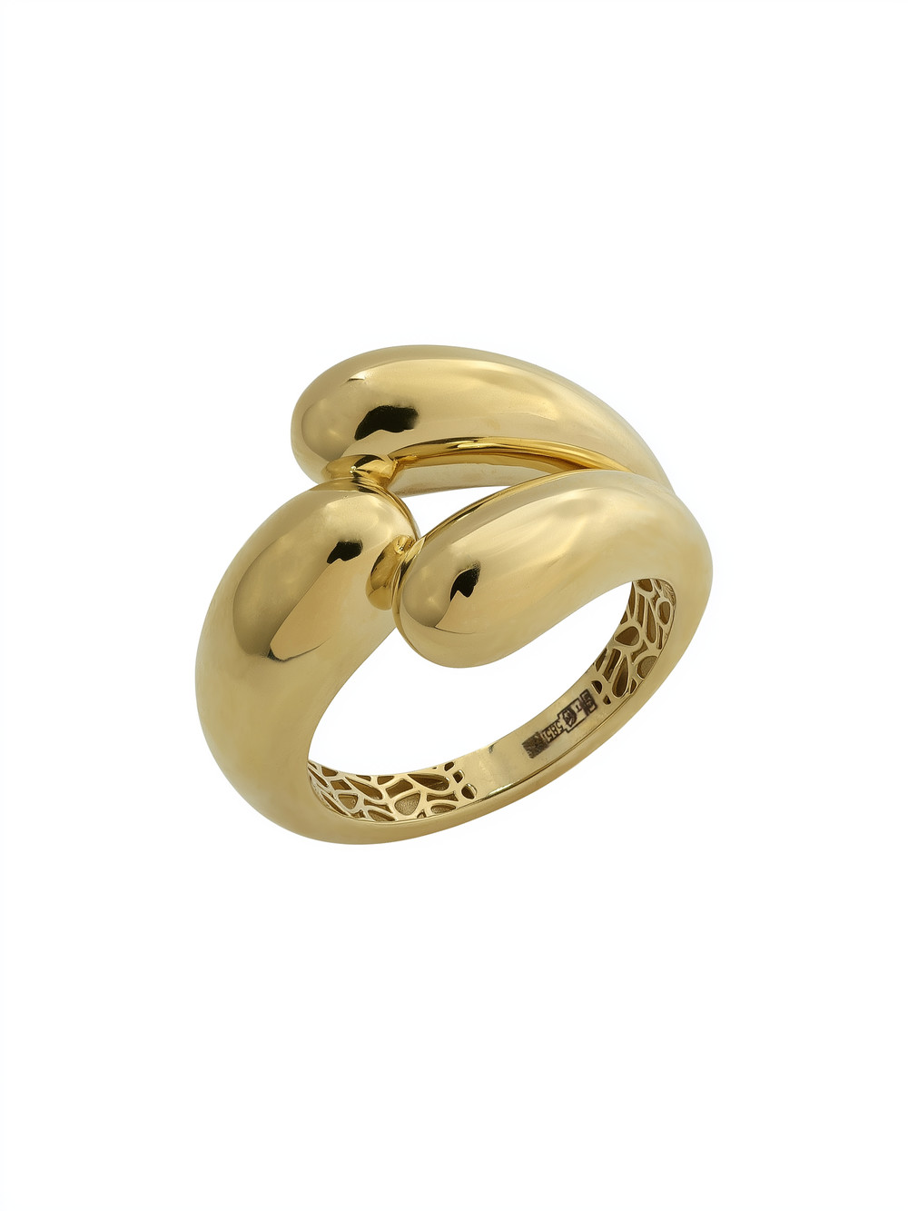 Кольцо из лимонного золота