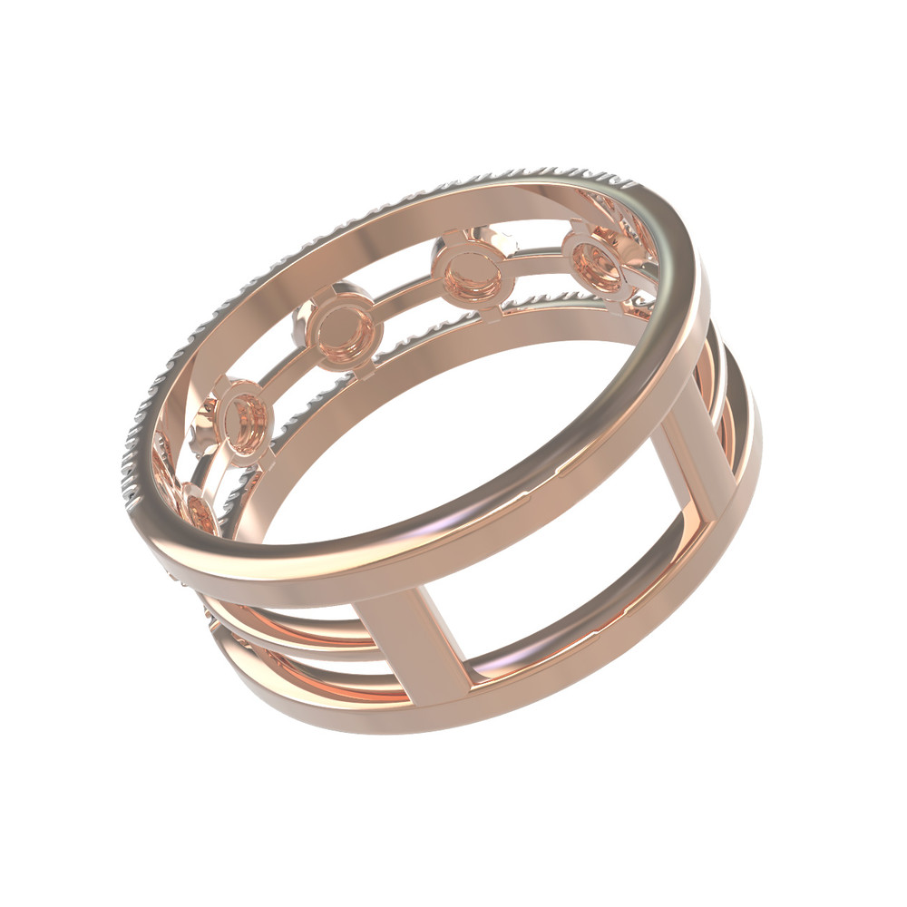 Кольцо из золота c бриллиантами