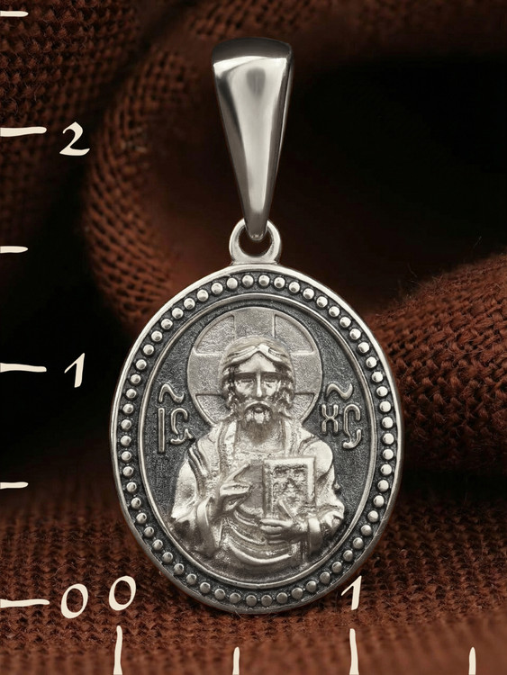 Образок из белого золота