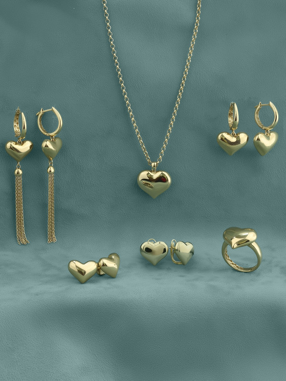 Серьги из лимонного золота