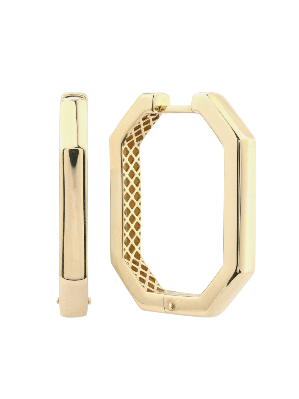 Серьги из лимонного золота